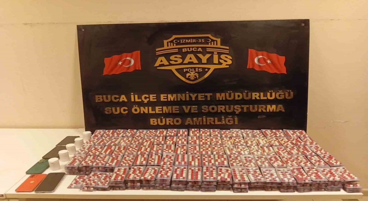 Bucada 11 bin 296 adet uyuşturucu hap ele geçirildi