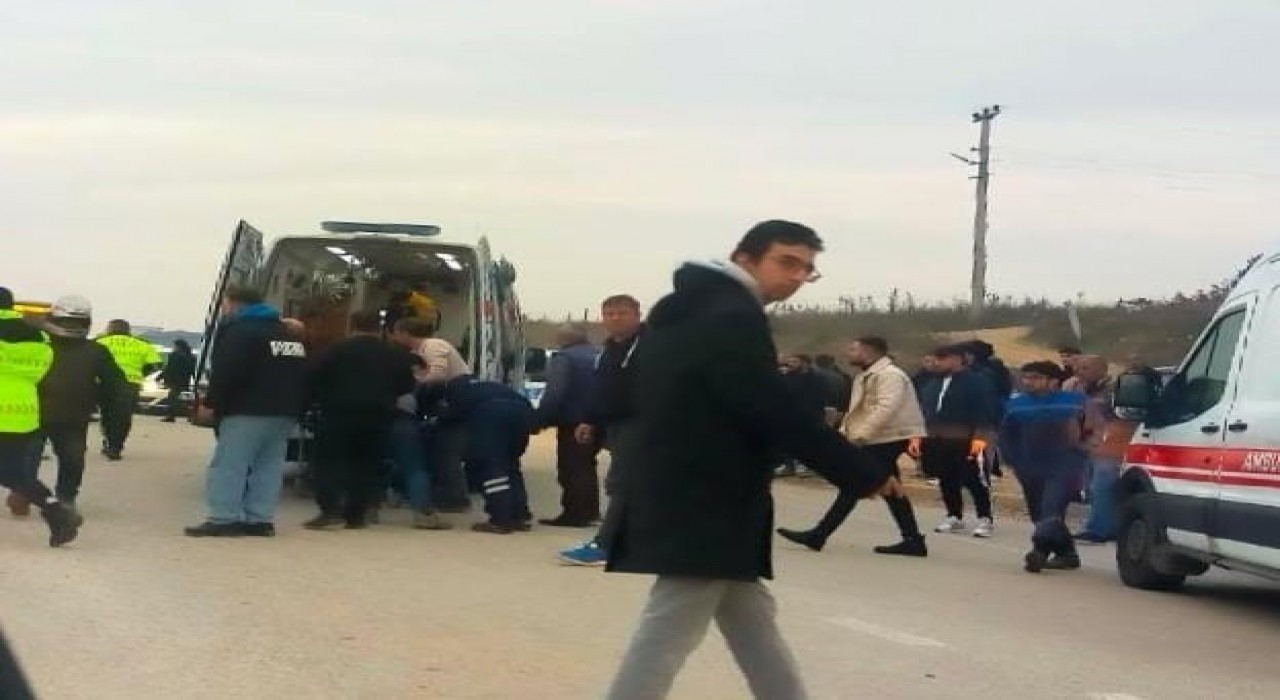 Bursada feci kaza: 1 ölü 1 yaralı