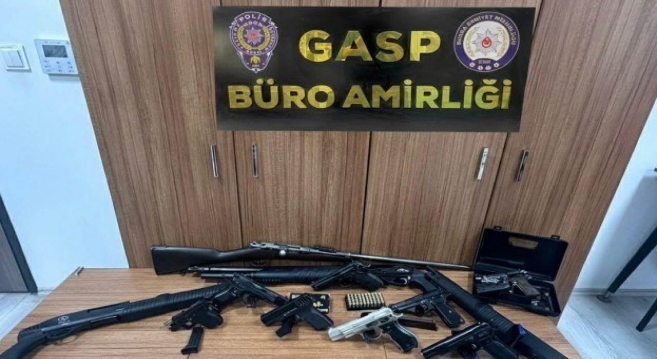 Bursada silah operasyonu: 41 şüpheliye adli işlem