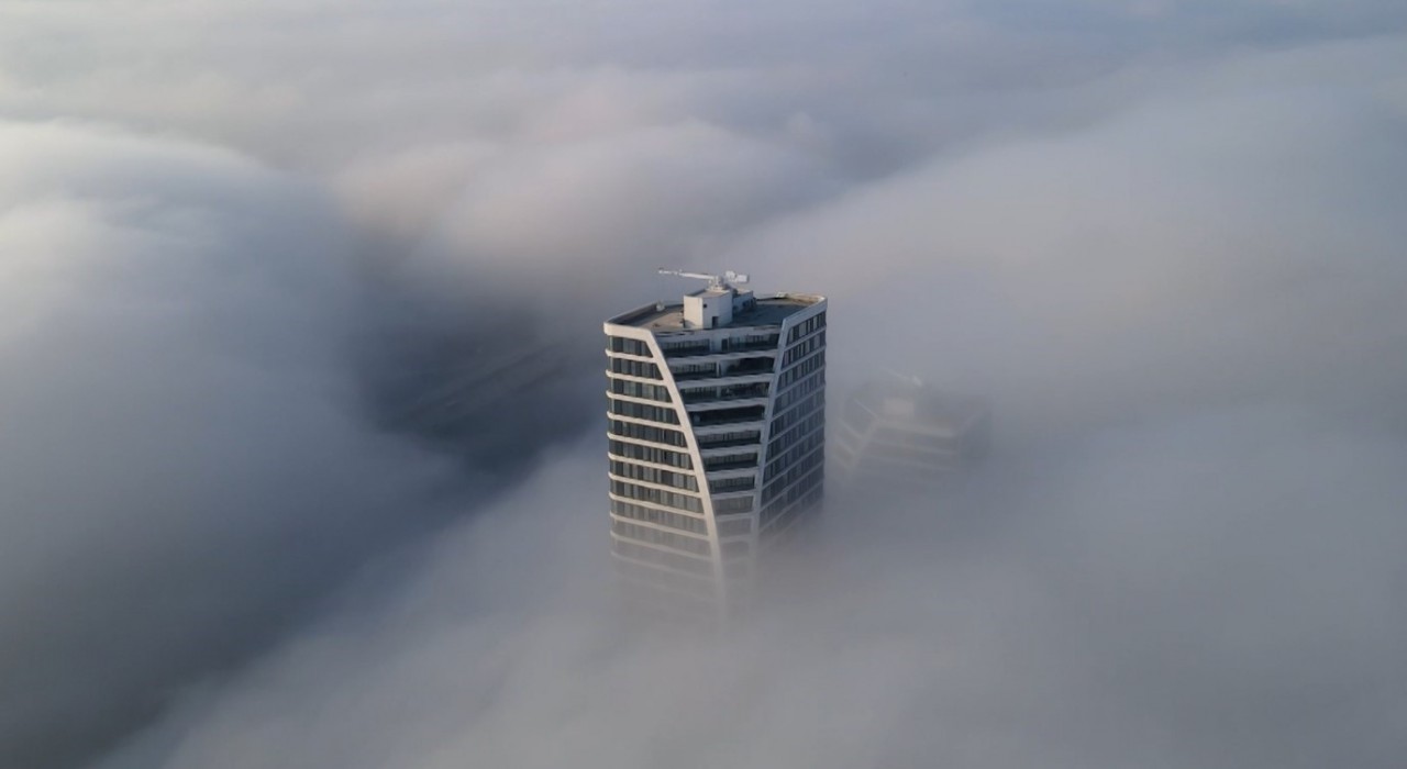 Bursada sis şehri yuttu