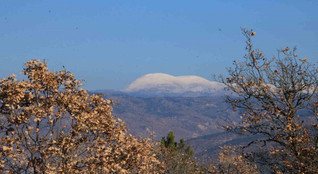 Çankırıda sonbahar ve kış aynı karede