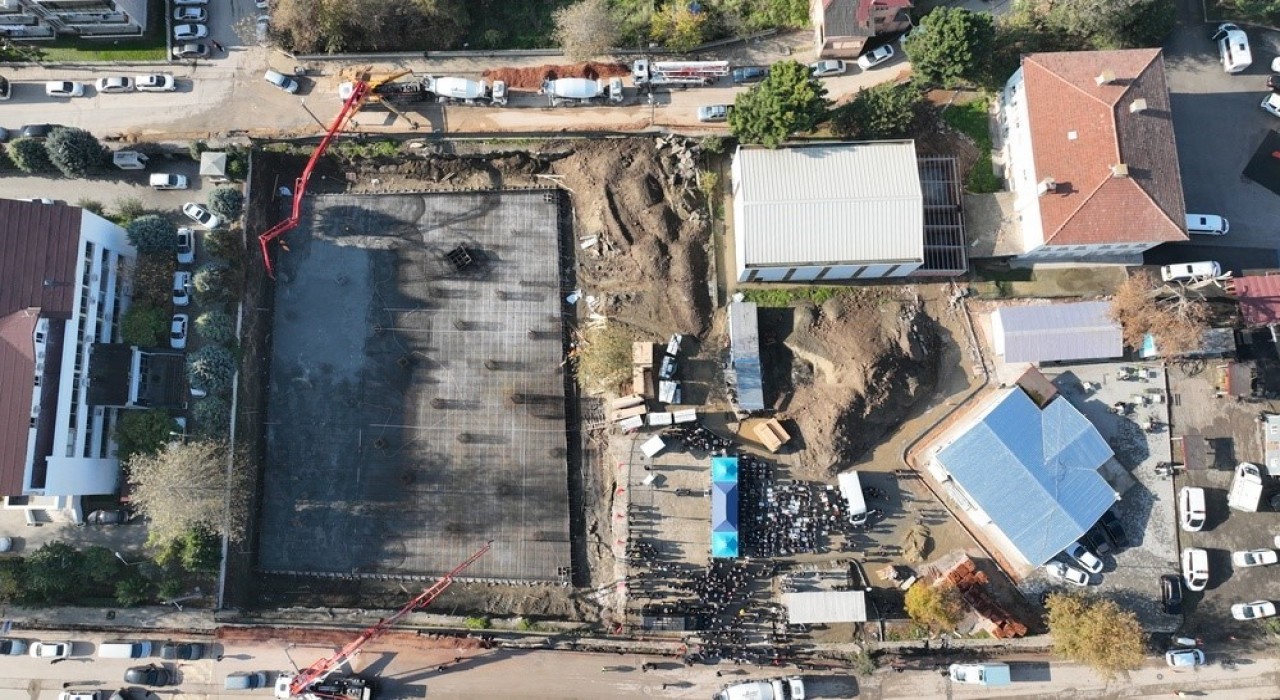 Çiftlik Ulu Caminin temeli törenle atıldı