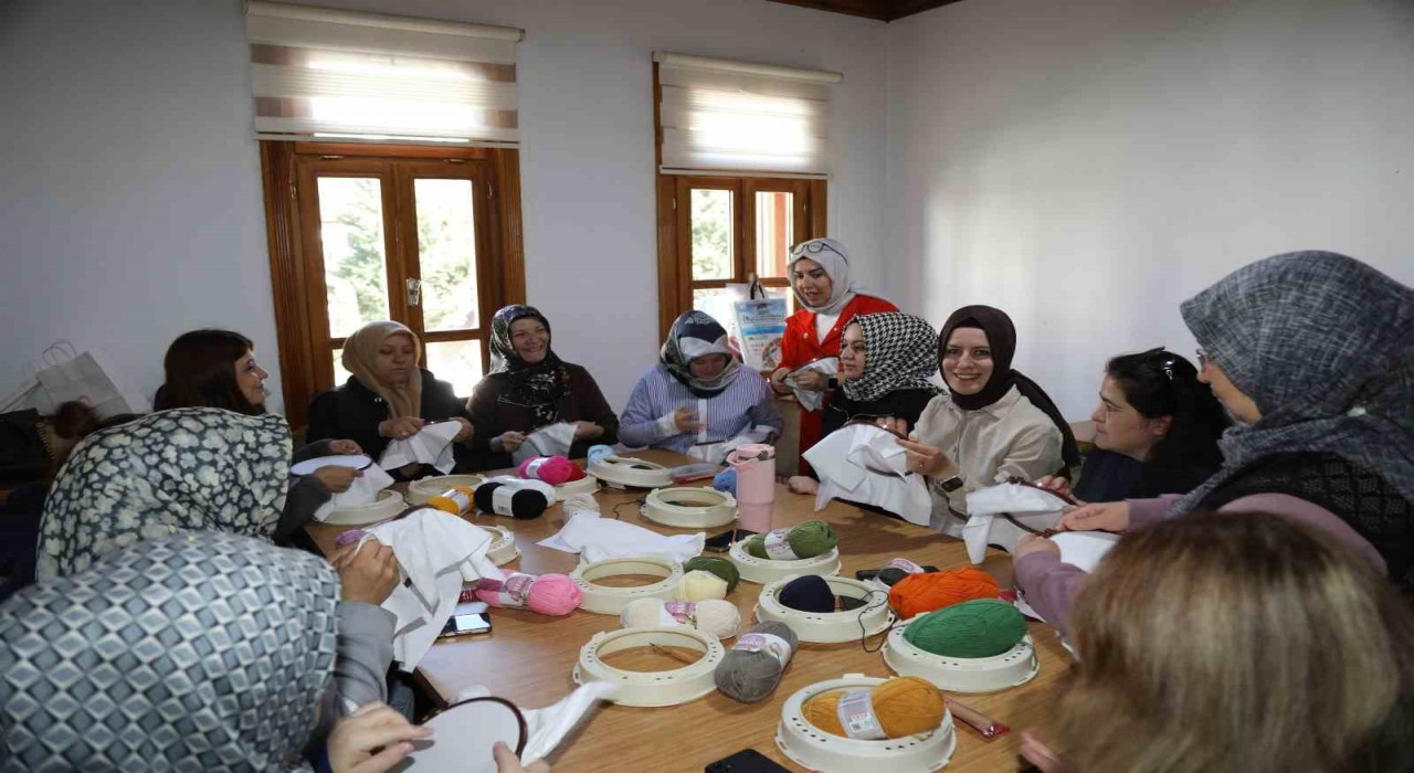 Çubuktaki tarihi konak ilçedeki kadınların yeni dünyası oldu