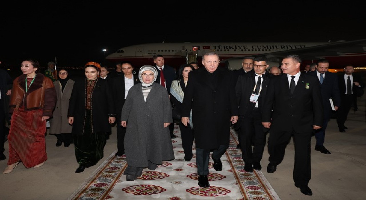 Cumhurbaşkanı Erdoğan Türkmenistanda