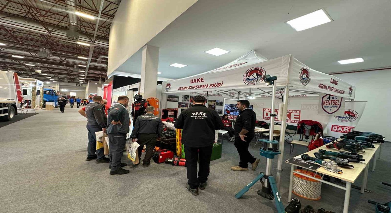DAKE, Uluslararası Afet Yönetim Fuarında Düzceyi temsil etti
