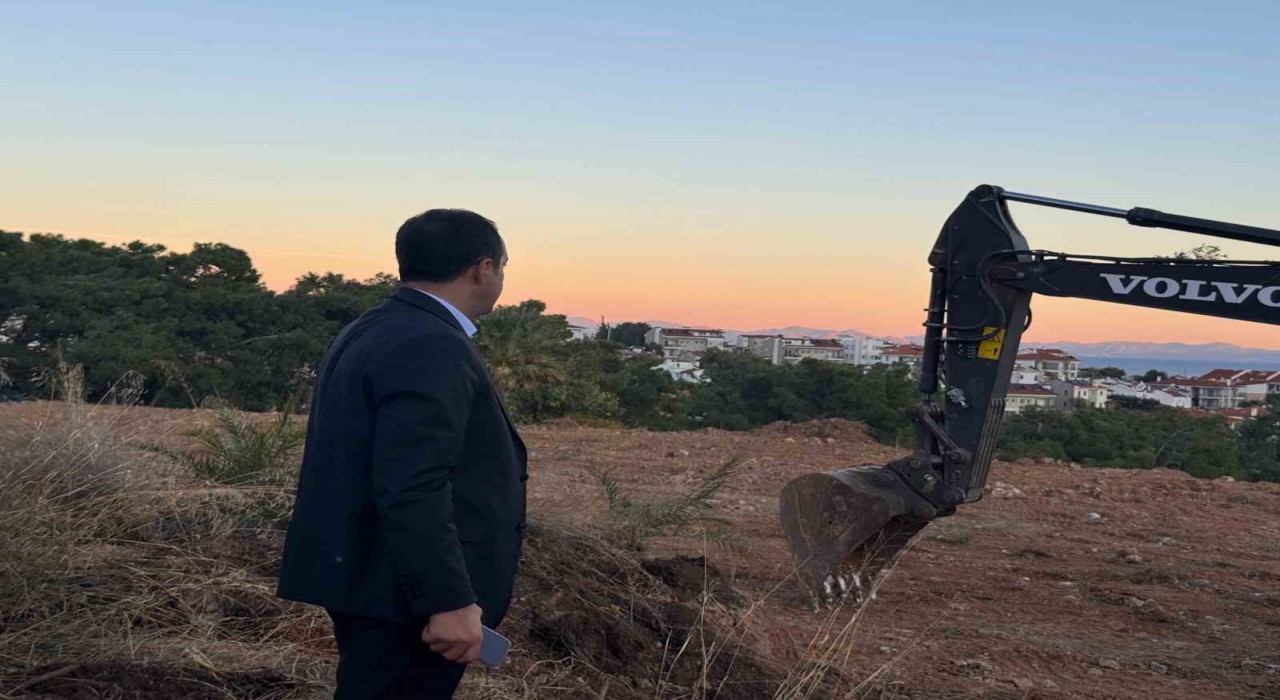 Datçaya yeni hükümet konağı için inşaat başladı