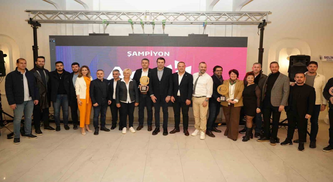 Denizli Şirketler Basketbol Liginde ödül töreni yapıldı