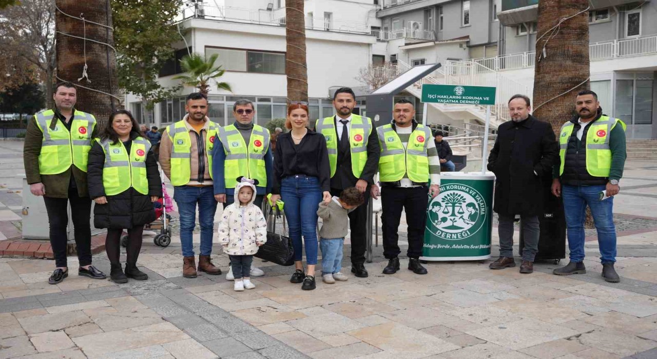 Denizlide işçilerin hakları ve iş yerlerinde yaşadıkları sorunlara dikkat çekildi