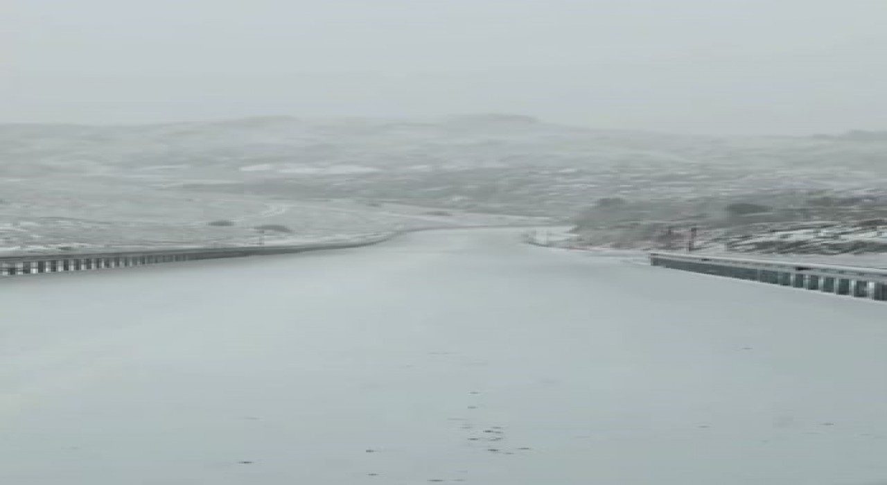 Denizlinin yüksek kesimlerinde kar yağışı başladı