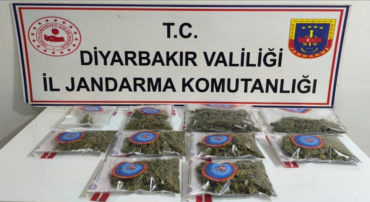 Diyarbakırda 25 kilo esrar ele geçirildi