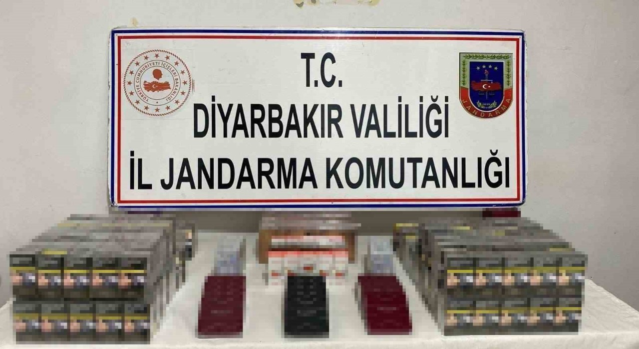 Diyarbakırda çok sayıda gümrük kaçağı ürün ele geçirildi
