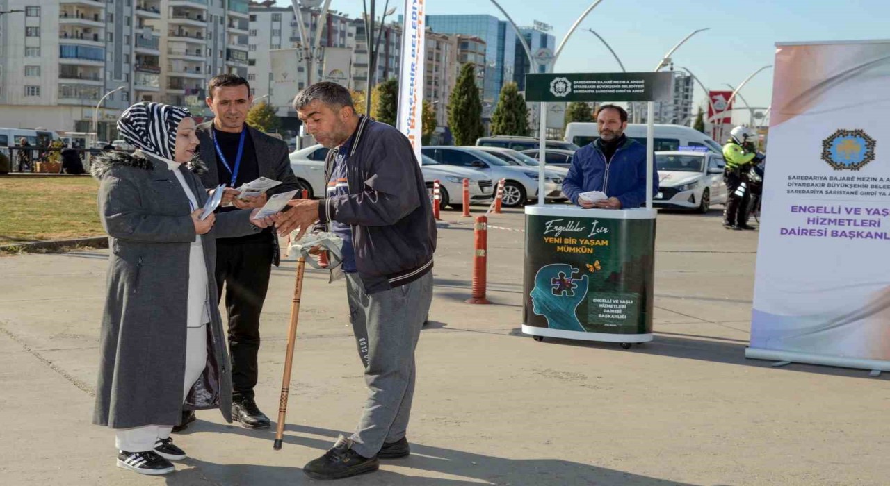 Diyarbakırda engellilerin haklarına yönelik farkındalık çalışması yapıldı