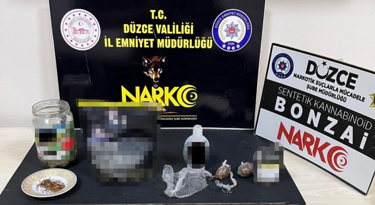 Düzcede uyuşturucu operasyonu