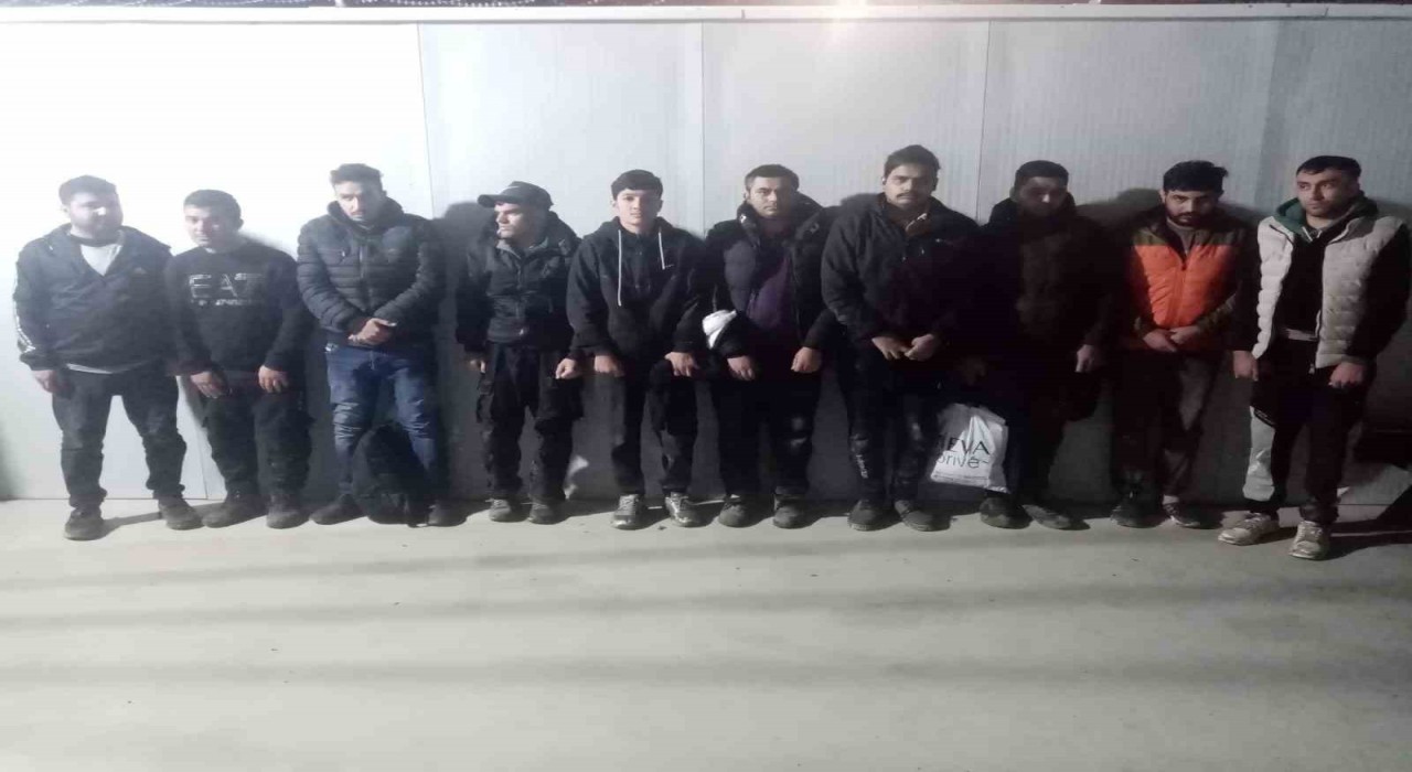 Edirnede 20 kaçak göçmen sınırda yakalandı