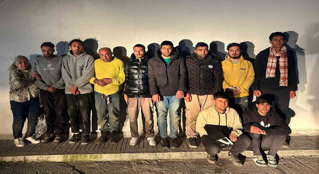 Edirnede 32 kaçak göçmen yakalandı