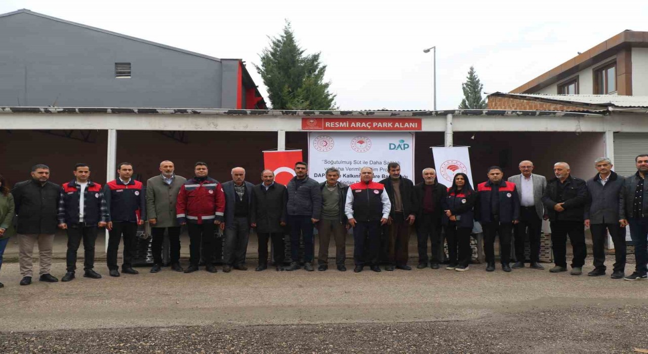 Elazığda üreticilere süt soğutma tankı dağıtıldı