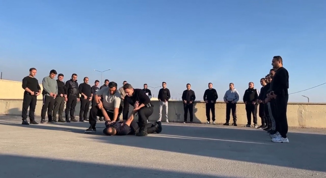 Erzincanda bekçilere suçla mücadele için uygulama eğitimi kursu