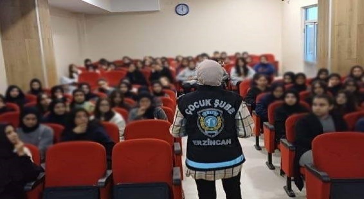 Erzincanda öğrencilere güvenlik ve siber farkındalık eğitimi