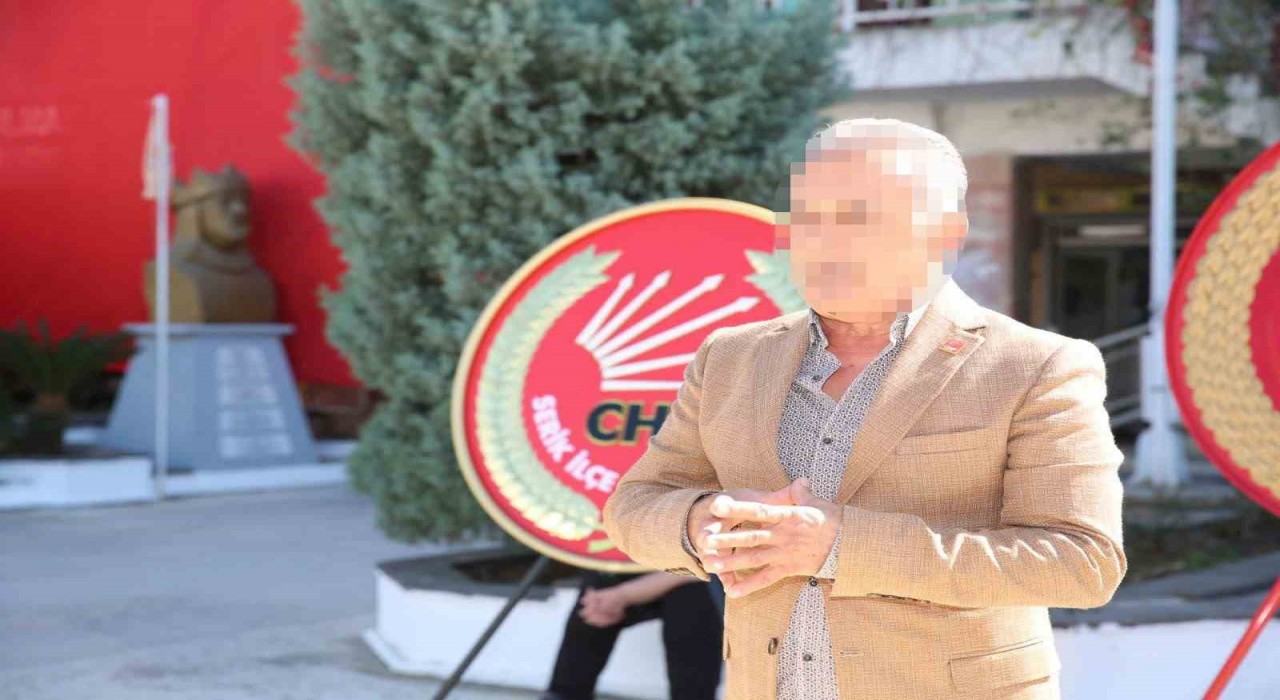 Eski CHP Serik İlçe Başkanı rüşvet iddiasıyla gözaltına alındı