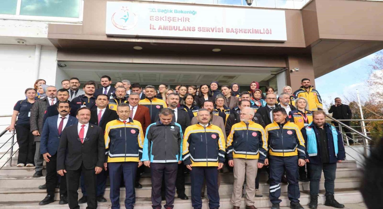 Eskişehirde acil sağlık ekiplerinin vakalara ulaşma süresi 5.7 dakikaya indi