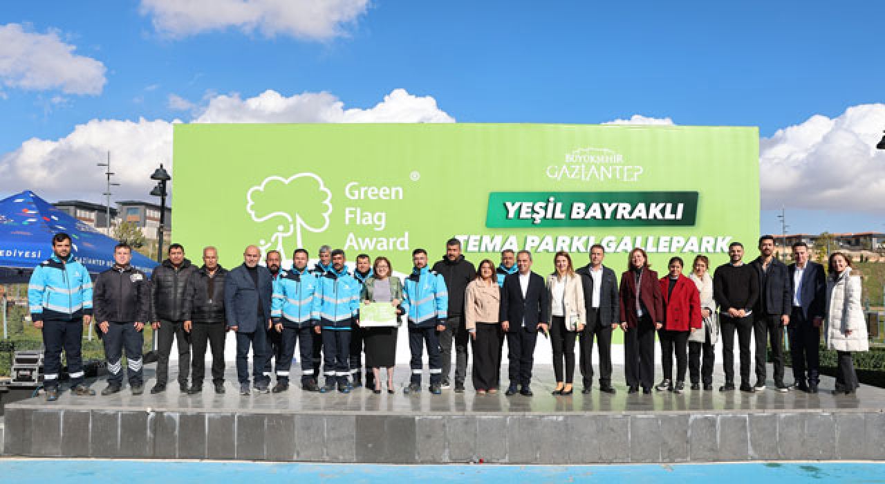 Gaziantep Galle Park’a Yeşil Bayrak Ödülü