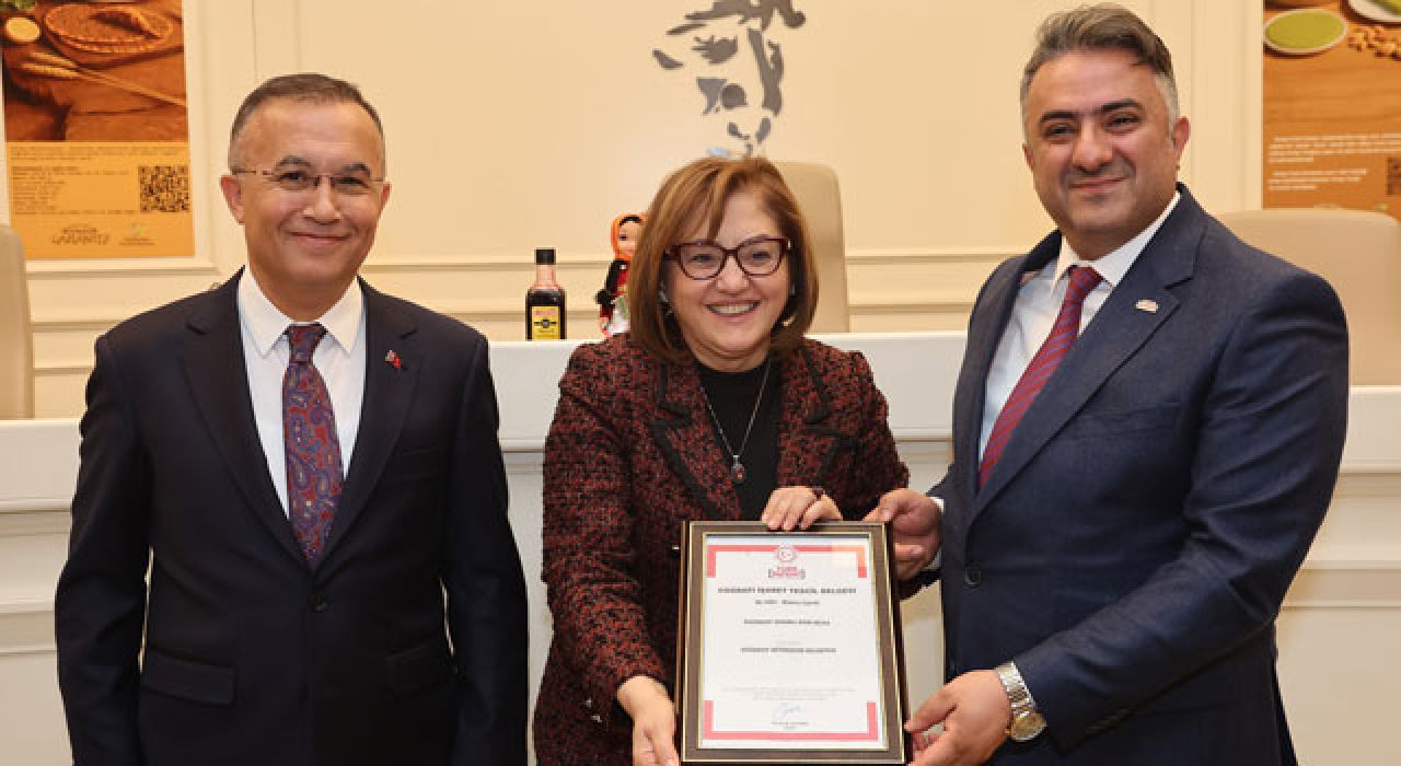 Gaziantep’te Coğrafi İşaretlere Değer Katanlara Teşekkür Töreni Düzenlendi