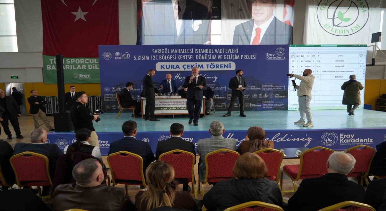 Gaziosmanpaşada kentsel dönüşüm heyecanı: Hak sahiplerinin daireleri belirlendi