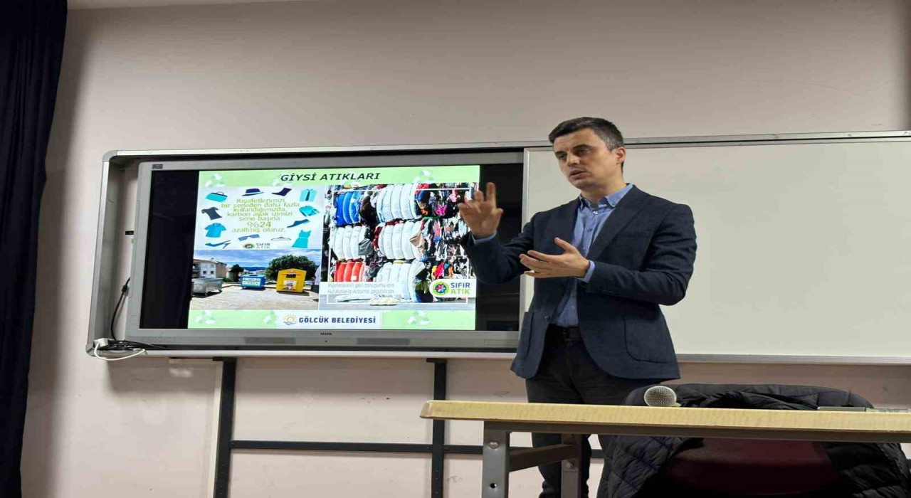 Gölcükte lise öğrencilerine sıfır atık eğitimi