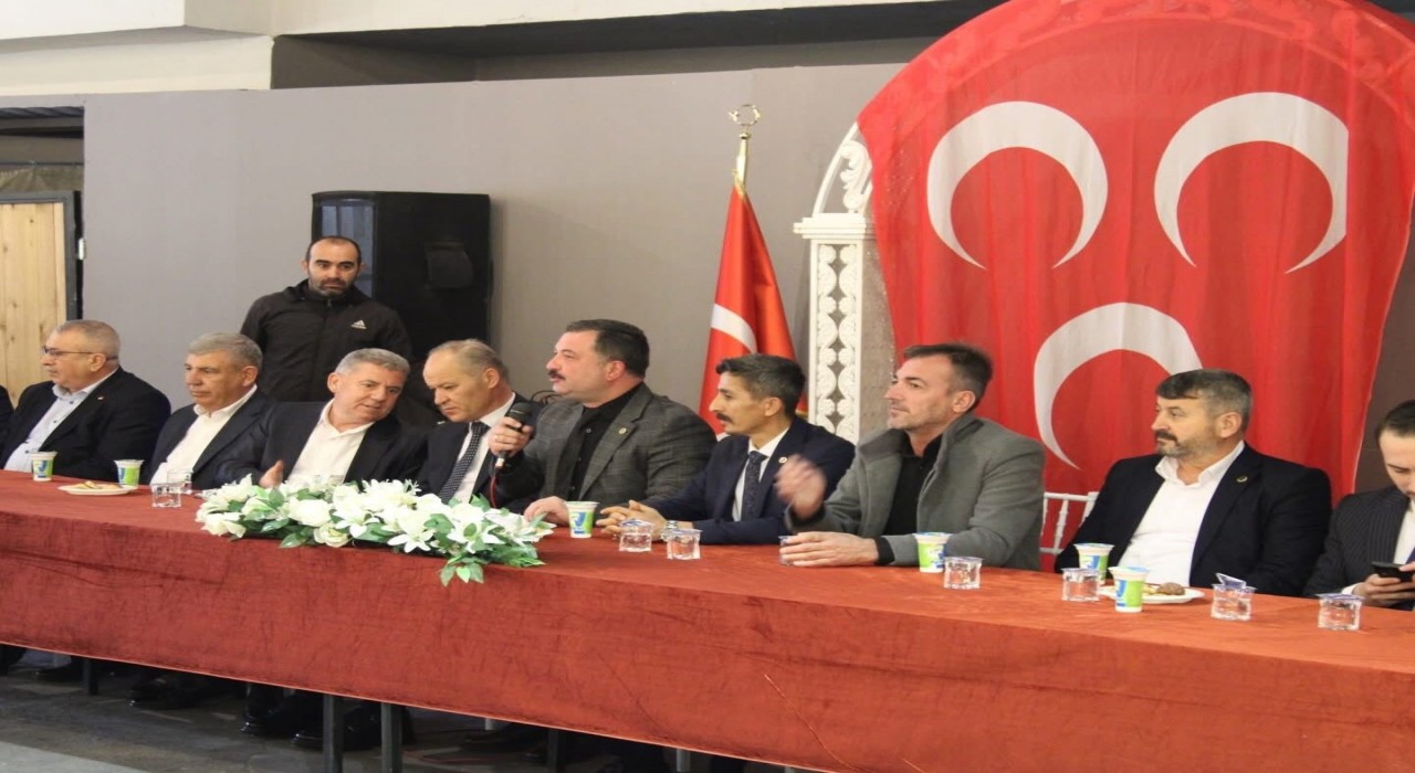 Gönen Çayındaki kirlilik tartışması MHP toplantısına damga vurdu