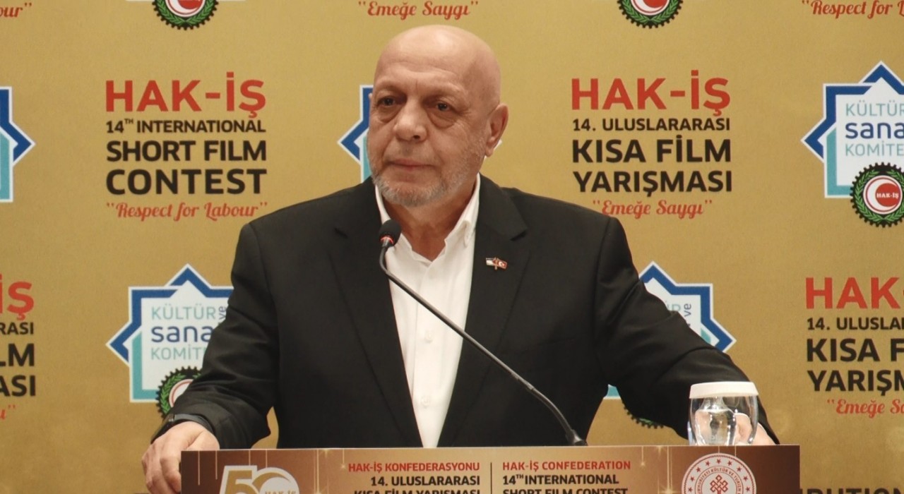 HAK-İŞ Başkanı Arslan: Setlerde yatıp kalkmak zorunda kalan insanların temel pek çok haklarından mahrum bırakılması bizi üzüyor