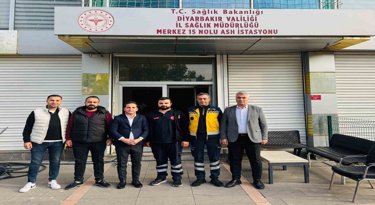 HAK-İŞ İl Başkanı Aküzüm, Acil Sağlık Hizmetleri Başkanı İpekle bir araya geldi