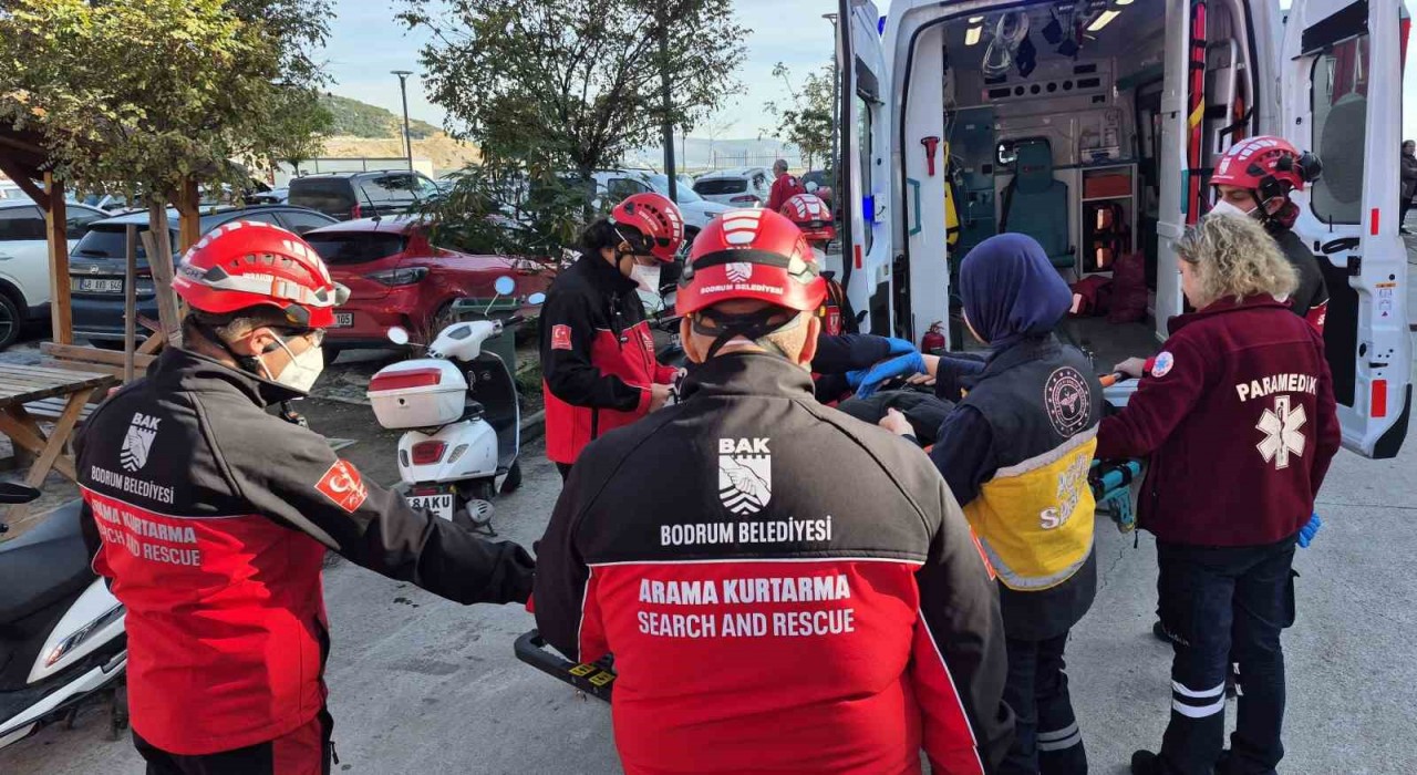 Hastanede deprem ve yangın tatbikatı