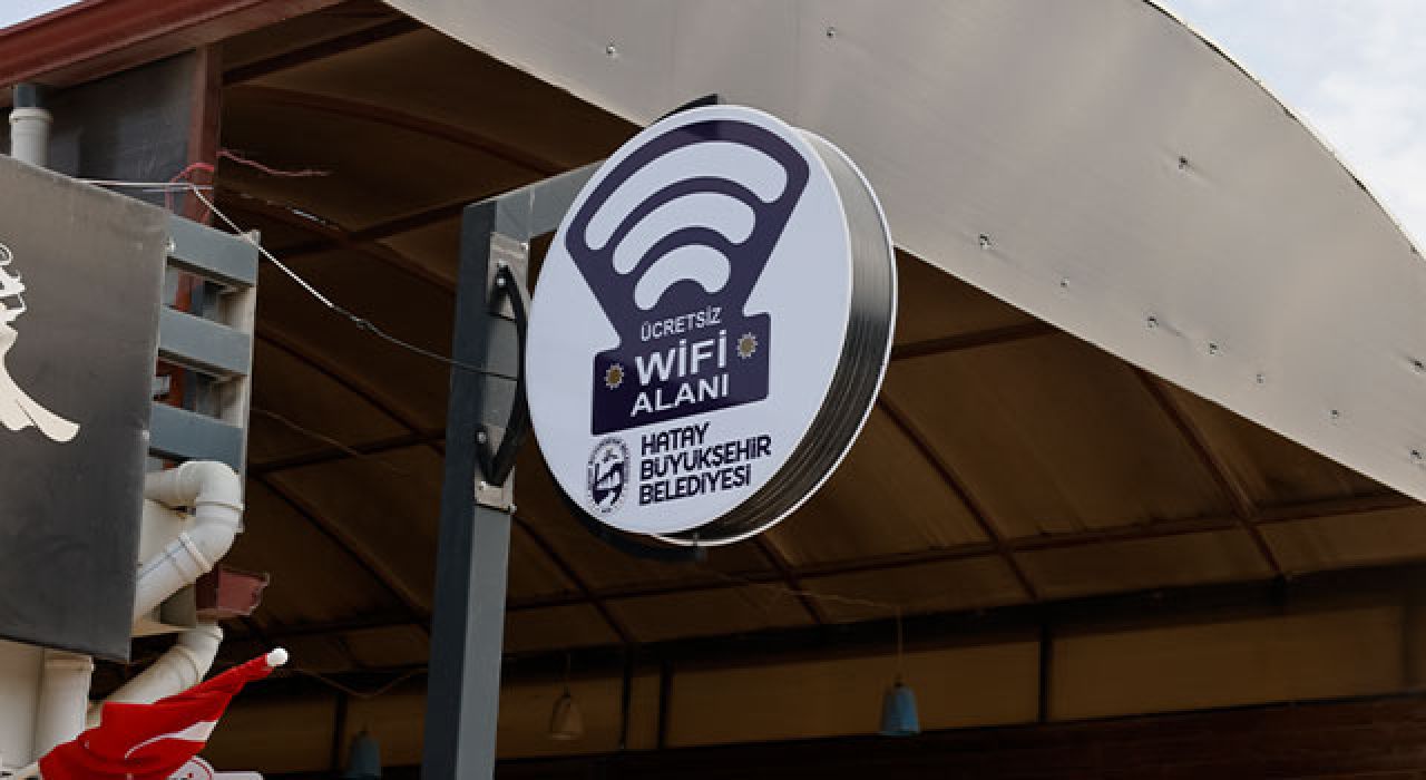Hatay Büyükşehir 7 Noktada Ücretsiz Wi-Fi Hizmeti Başlattı