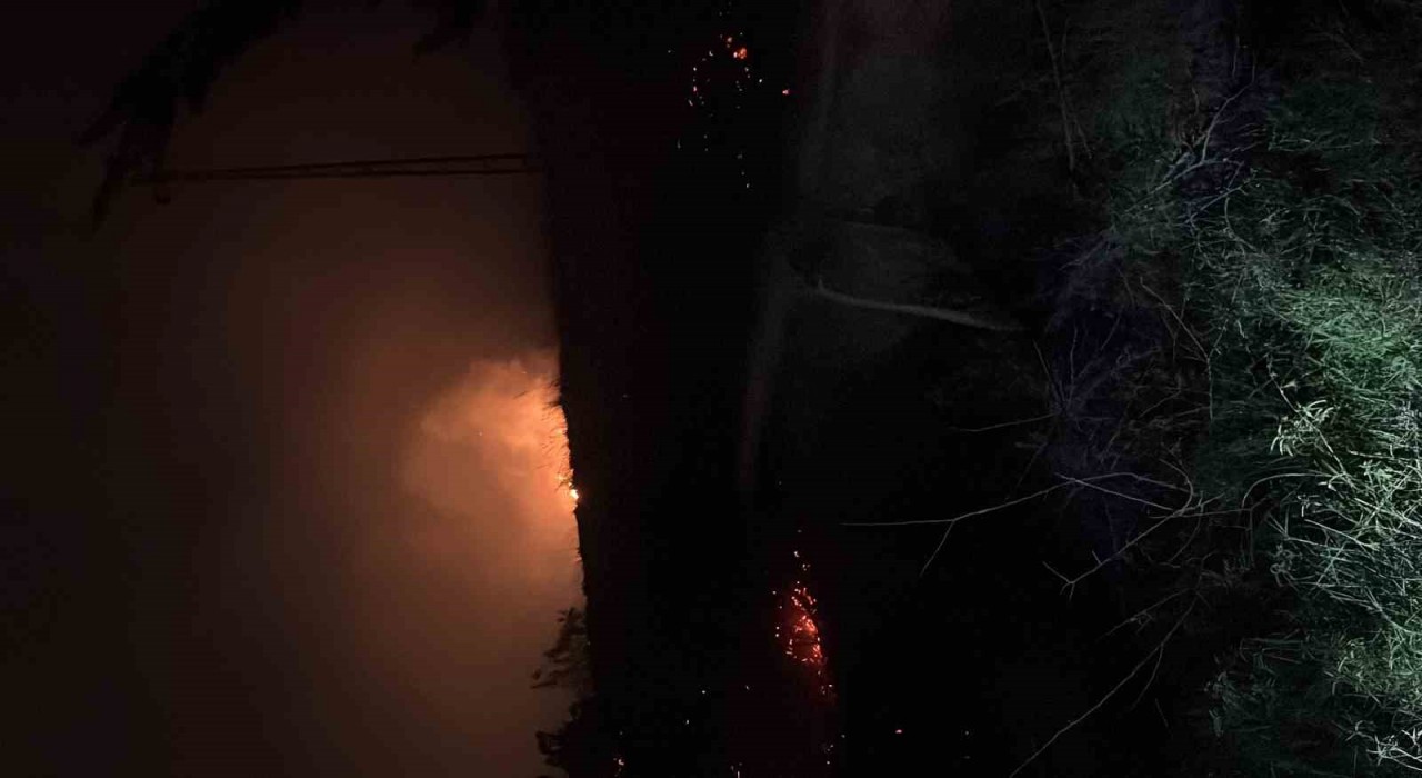 Hatayda çıkan  otluk yangını söndürüldü