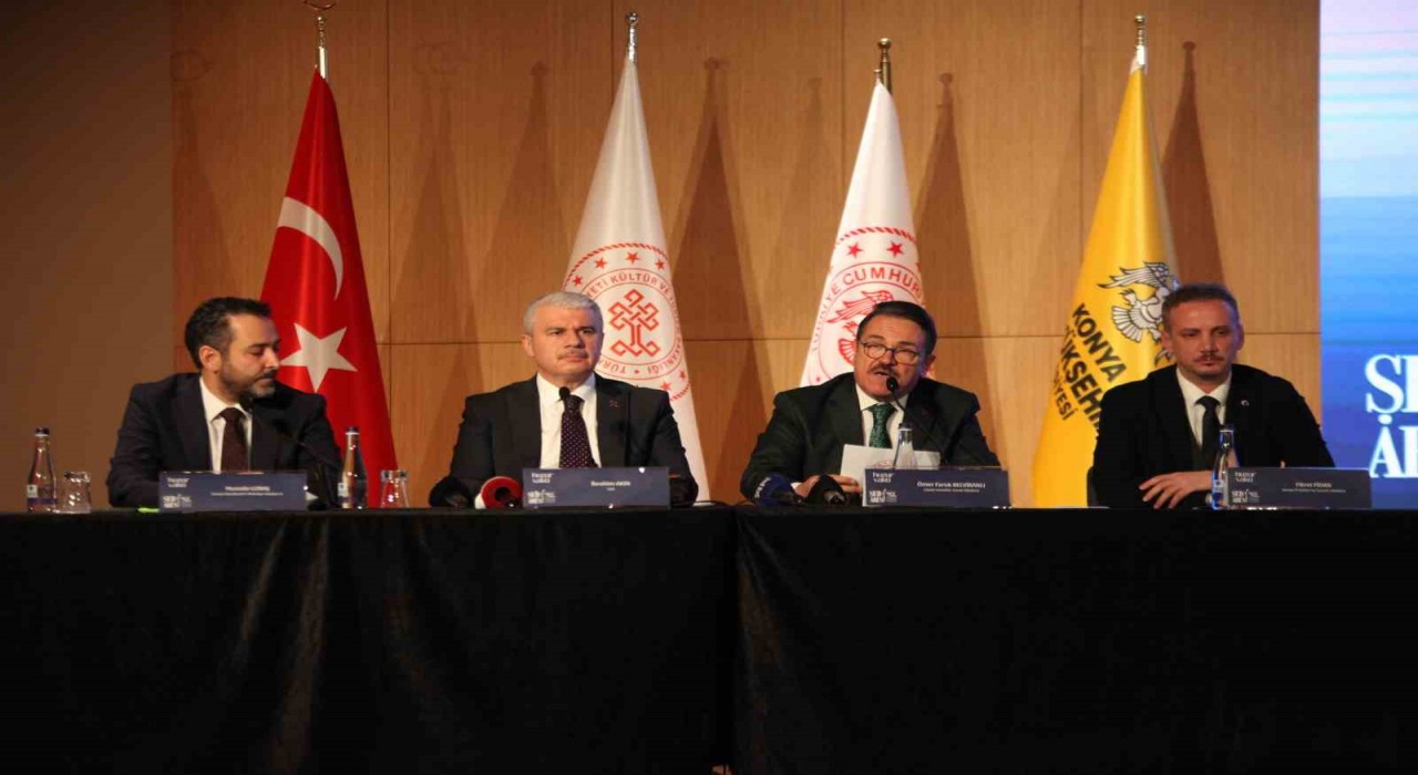 Hazreti Mevlananın 752. Vuslat Yıl Dönümü Uluslararası Anma Törenlerinin tanıtım toplantısı yapıldı