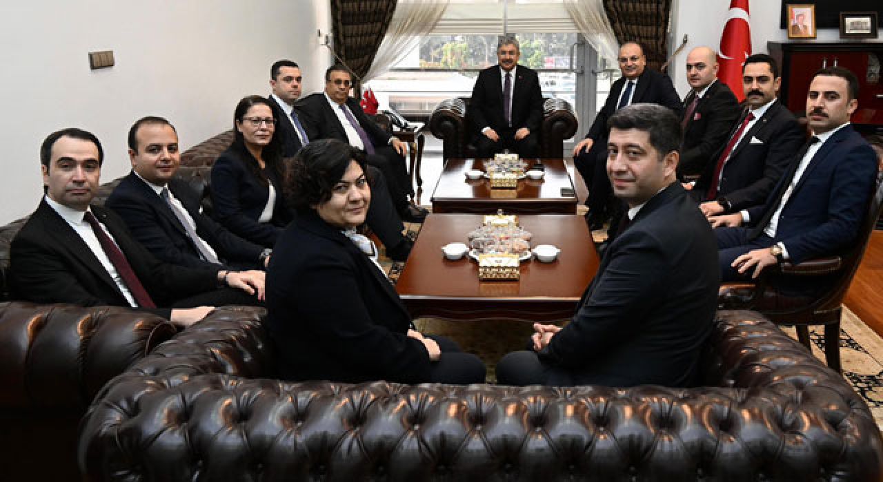 HSK Üyeleri Osmaniye Valisi Dr. Erdinç Yılmaz’ı Ziyaret Etti