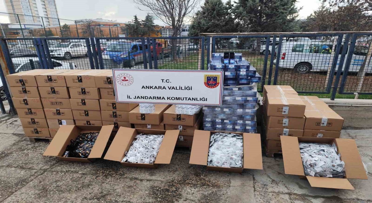 Jandarmadan sahte ilaç operasyonu: 13 buçuk milyon liralık malzemelere el konuldu