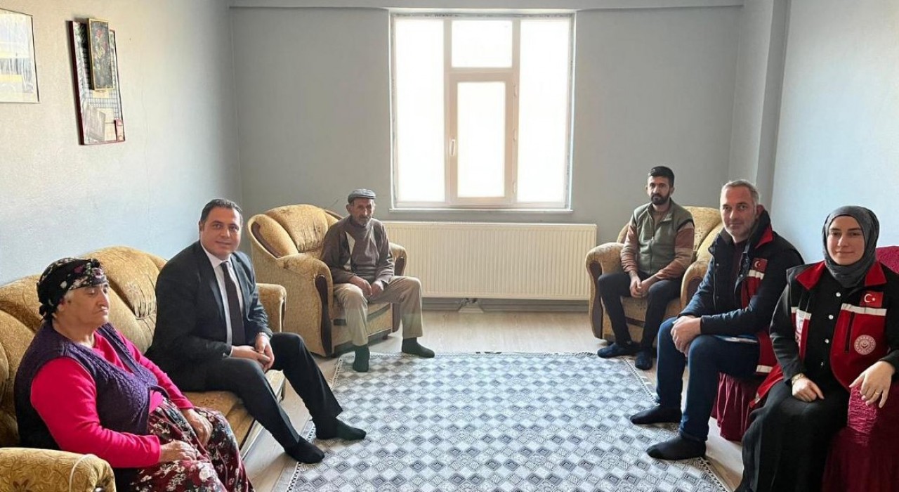 Kağızmanda şehit ve gazi aileleri ziyaret edildi