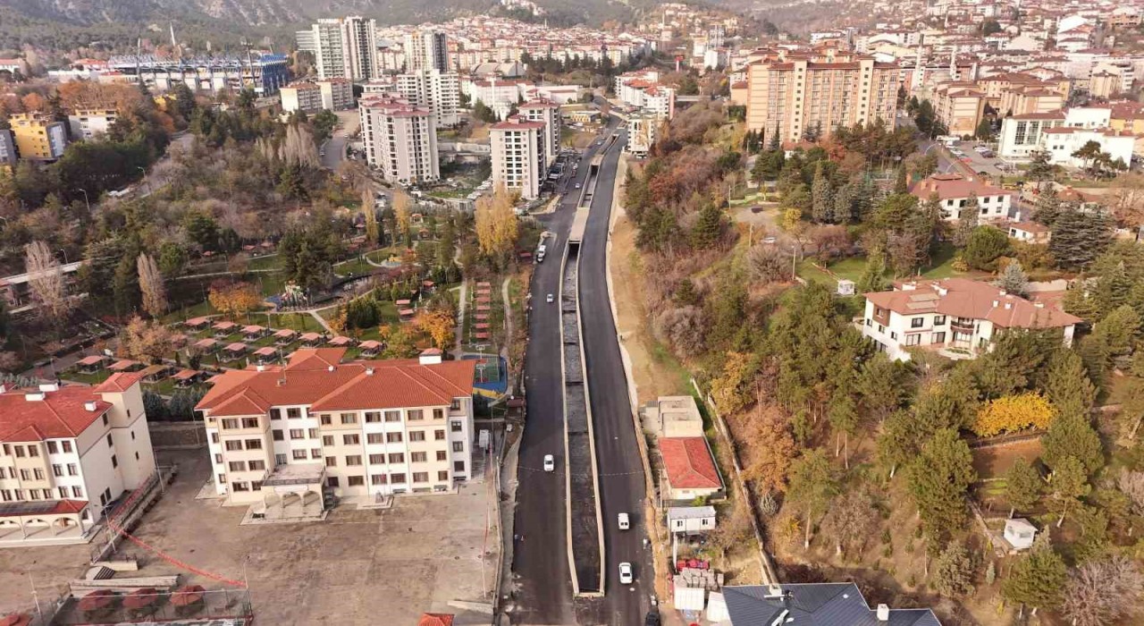 Karabükte Ergenekon Mahallesi trafiğe açıldı