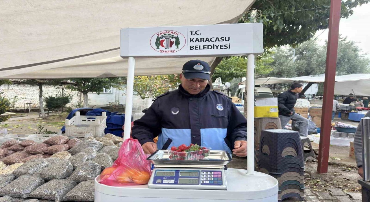 Karacasuda tartı kontrol noktası