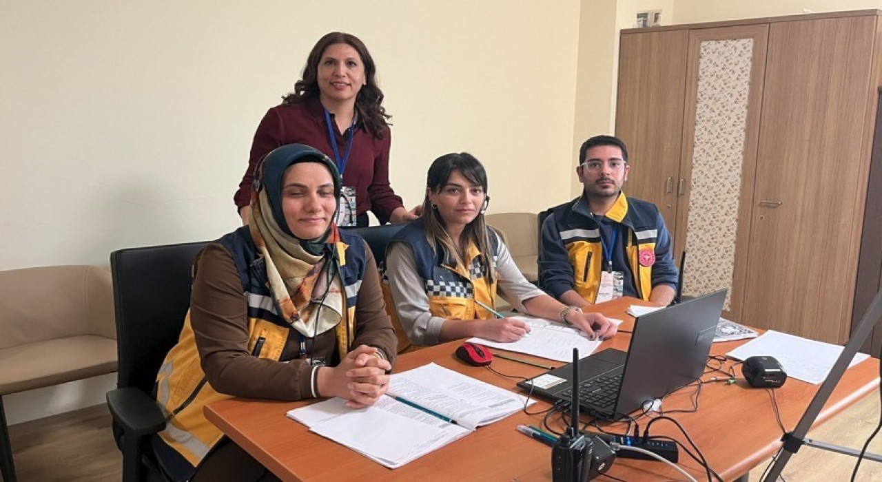 Karamanda kontrol merkezi çalışanlarına Tıbbi acil çağrı yönetimi eğitimi verildi