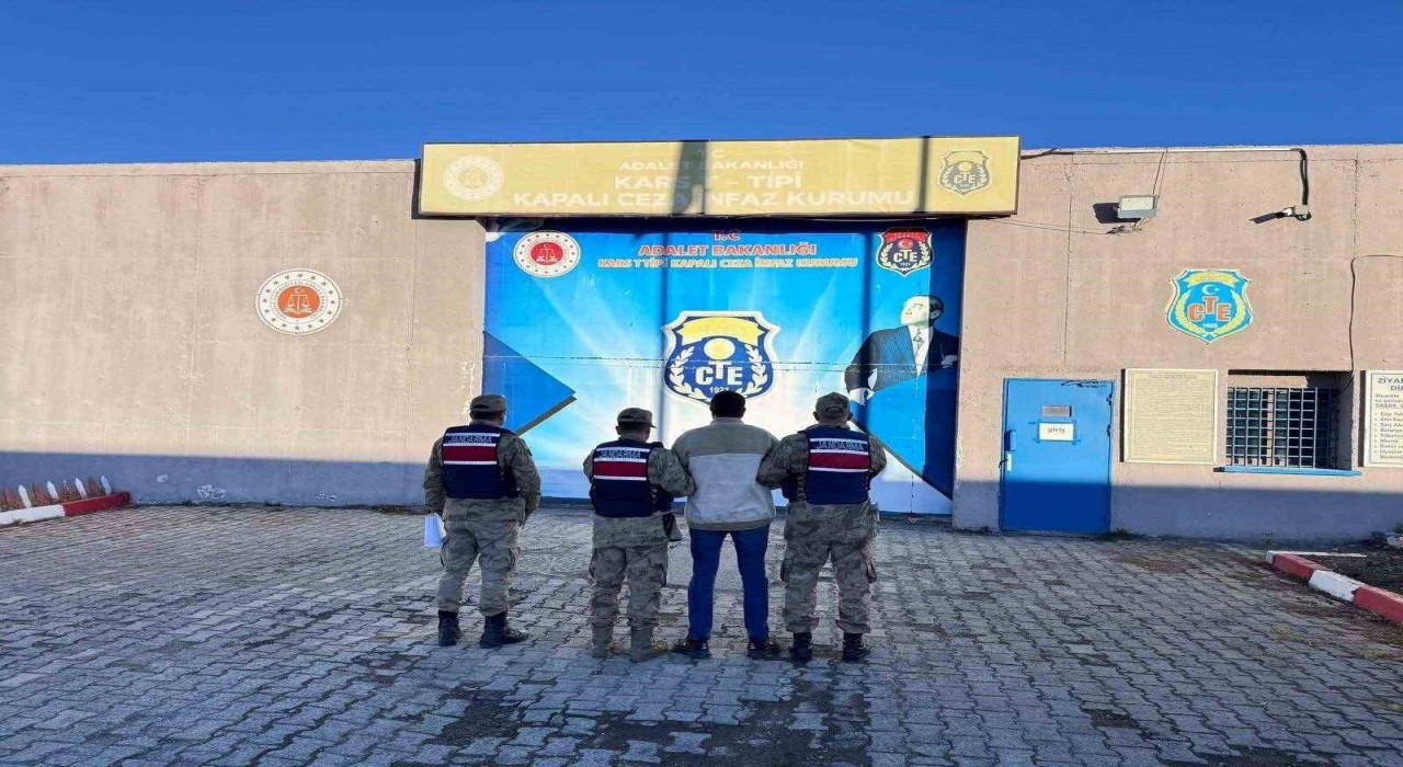 Karsta 5 yıl hapis cezası bulunan 1 kişi yakalandı