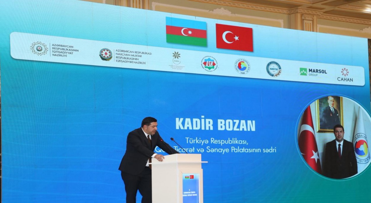 KATSO Başkanı Kadir Bozan, Azerbaycandaki Bölgesel Ekonomi Formunu değerlendirdi