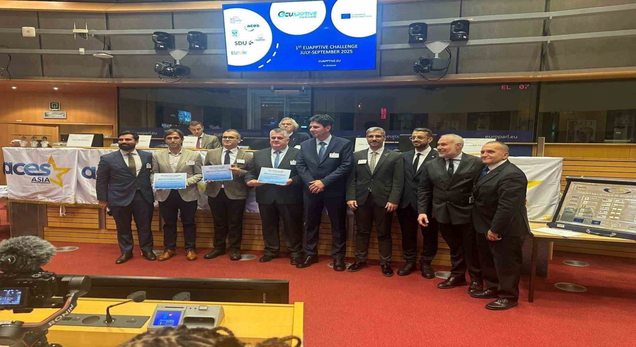 Kayseri büyükşehir Belediyesine Brükselde En aktif belediye ödülü