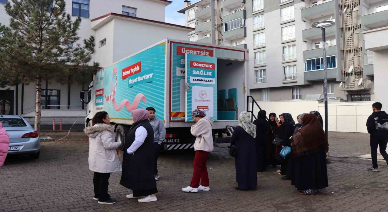 KETEM tırı Oltuda tarama yapıyor