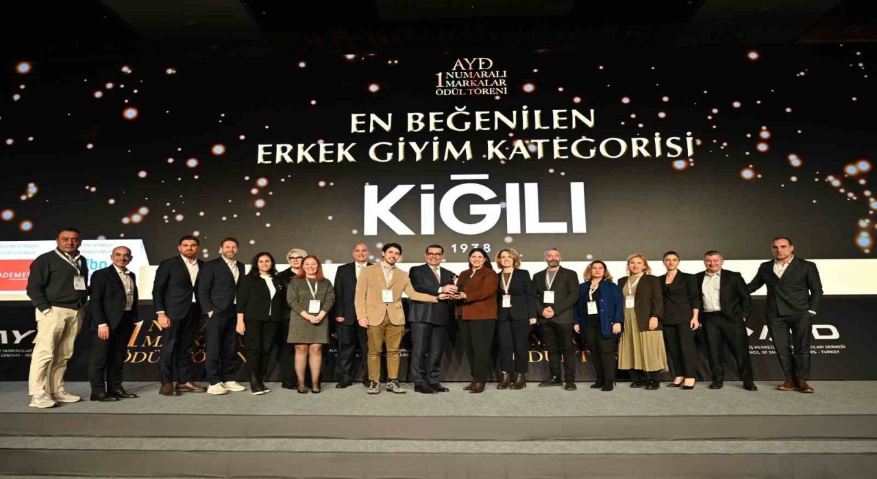 Kiğılı, ‘En Beğenilen Erkek Giyim Markası seçildi