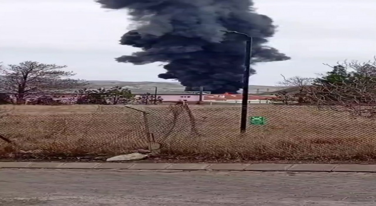 Kırıkkalede kimya fabrikasında yangın