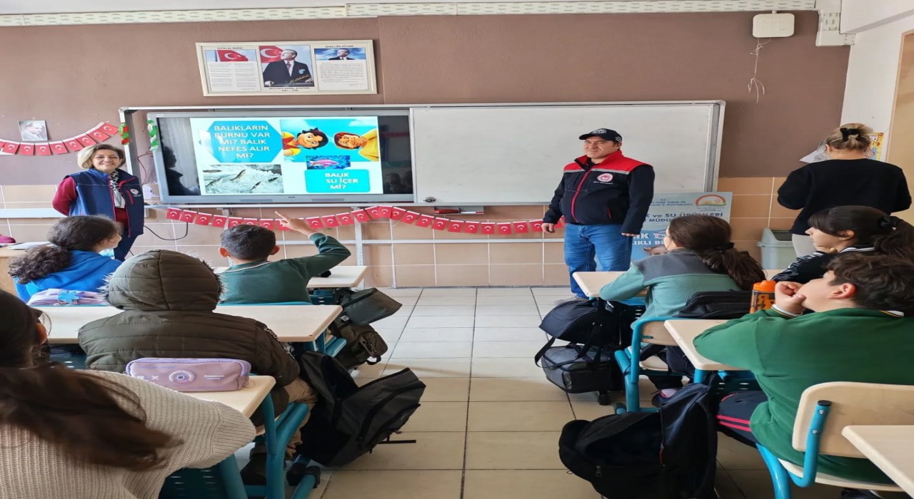 Koçarlıda öğrencilere balık tüketiminin önemi anlatıldı