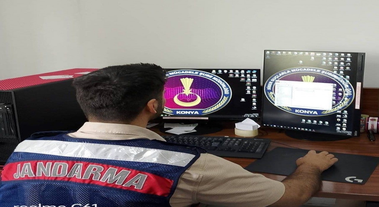 Konyada jandarmadan sanal devriye: Son 1 ayda 2 bin 920 hesap hakkında işlem yapıldı