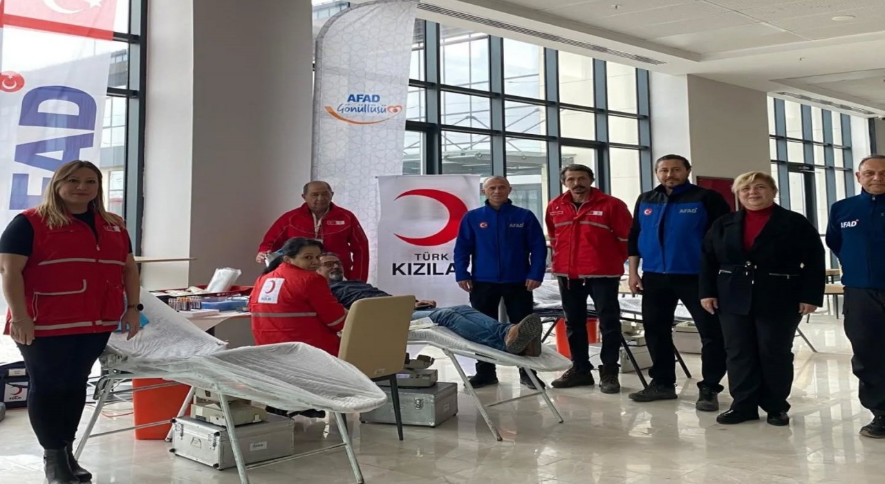 Kütahya AFADtan kan bağışına destek